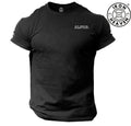 Alpha T Shirt Pocket Gym Clothing Bodybuilding Training Workout Exercise MMA Top