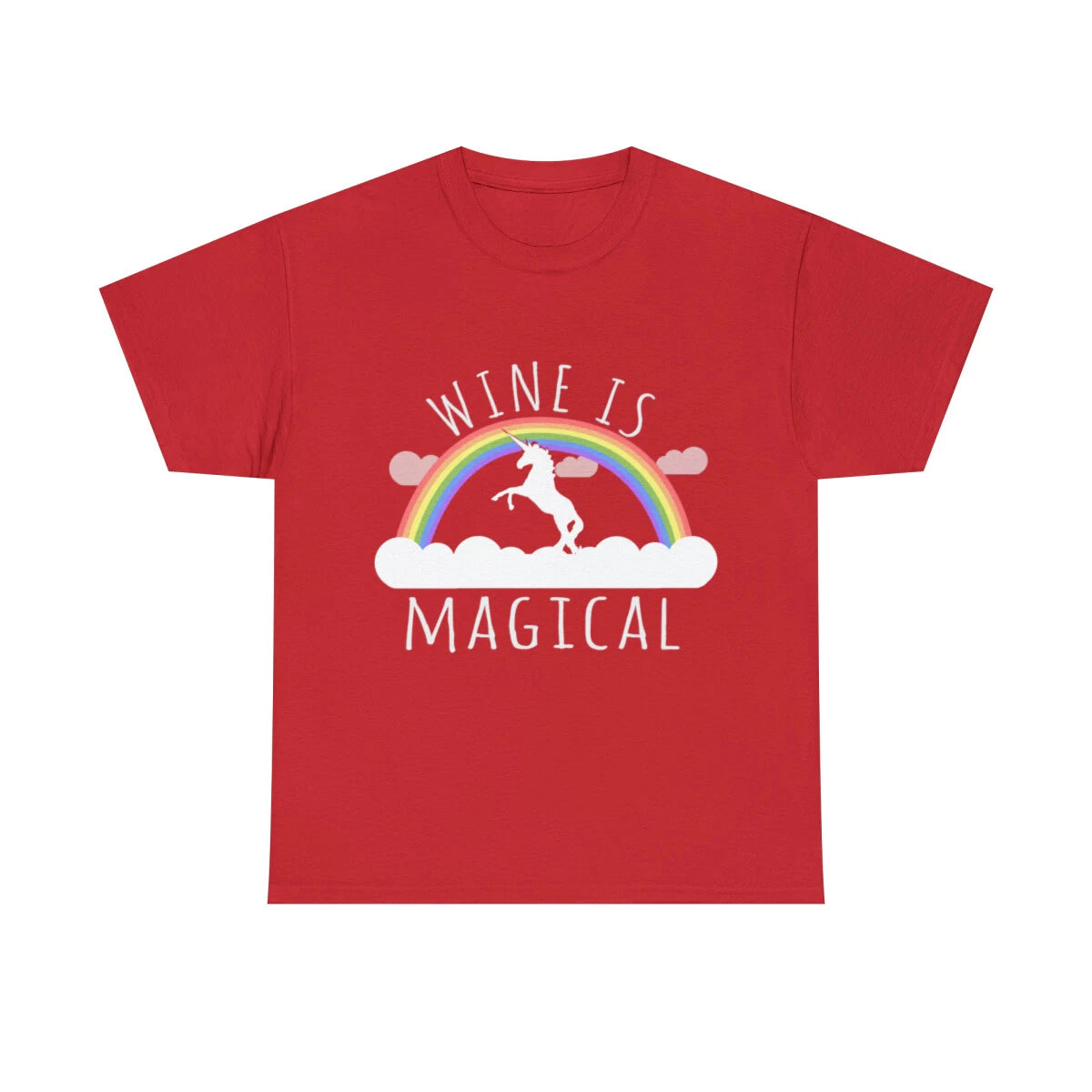 Wine Is Magical Graphic Tee Shirt, S-5XL