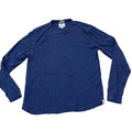 Lucky Brand Lived In Thermal Men XXL Blue Texture Knit Beach Boho Skate Surf 2XL