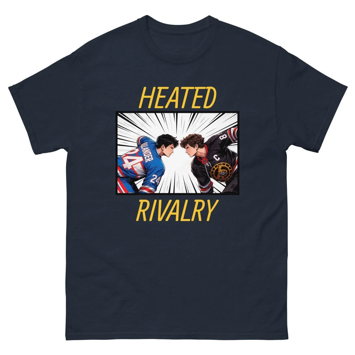 Heated Rivalry Hockey Shirt, Ilya Shane Anime Style, Unisex T-Shirt