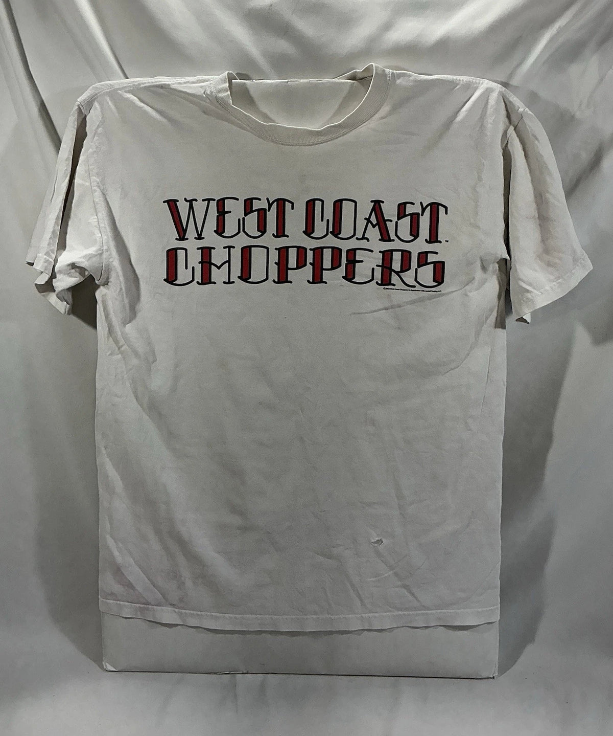 Vintage Y2K West Coast Choppers Long Beach CA Biker Graphic T Shirt Mens Large