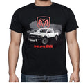 Ram White Truck Hemi Shield Logo Tee Cool t'shirt Black Dodge