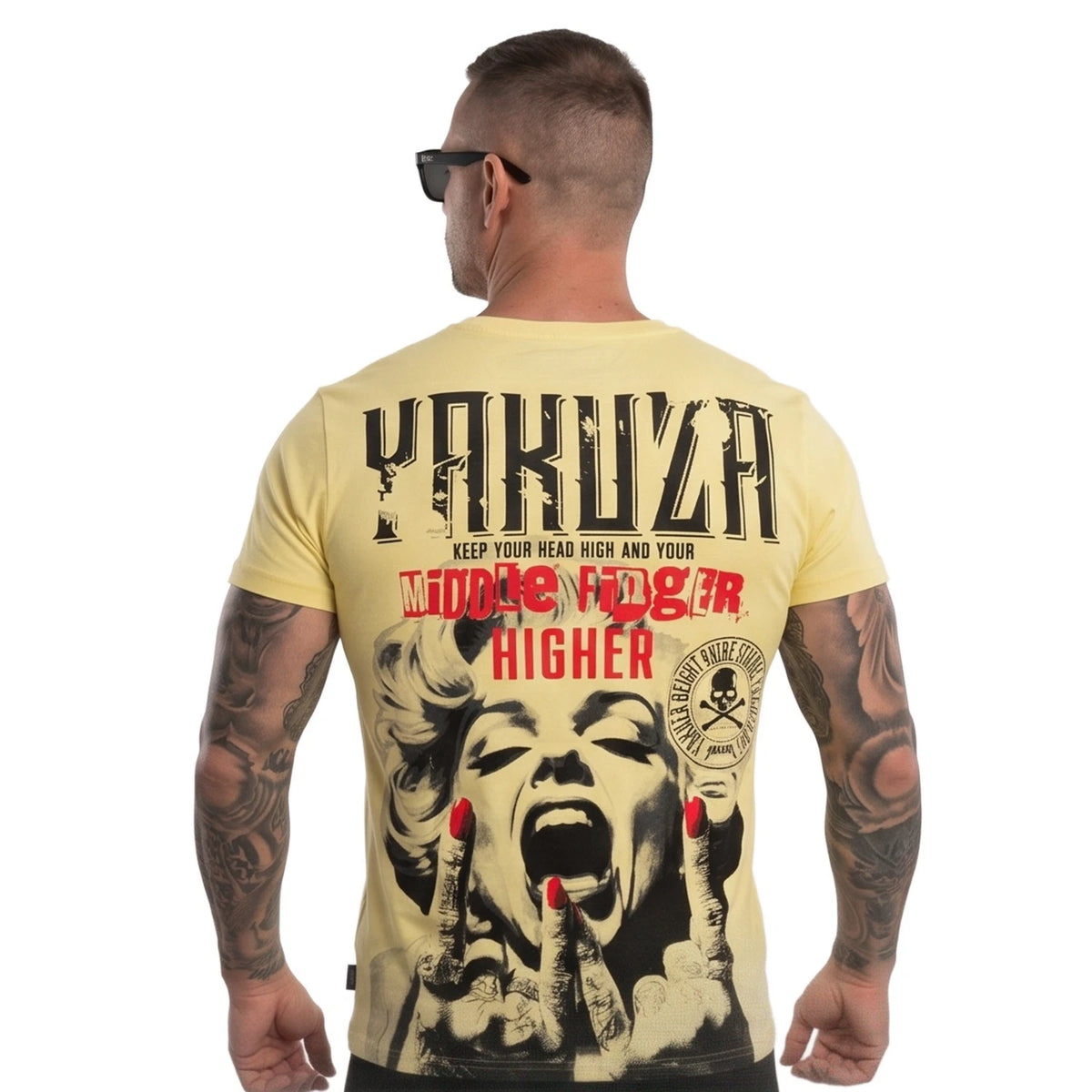 New Yakuza Men's Middle Regular T-Shirt - French Vanilla