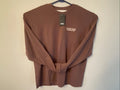 VANS Original Concepts Long Sleeve T-Shirt Brown/White Men's Size XL NEW