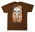 Howitzer Style Men's T-shirt Smash Skull Military Grunt MFG