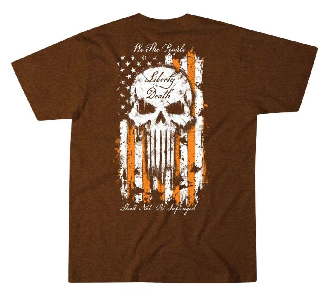 Howitzer Style Men's T-shirt Smash Skull Military Grunt MFG