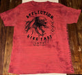 Affliction American Customs Live Fast 1973 Men's XL Red Skull Graphic SS Tee