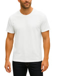 Men's White crew neck t-Shirts| white |multipack  | Soft Cotton | small