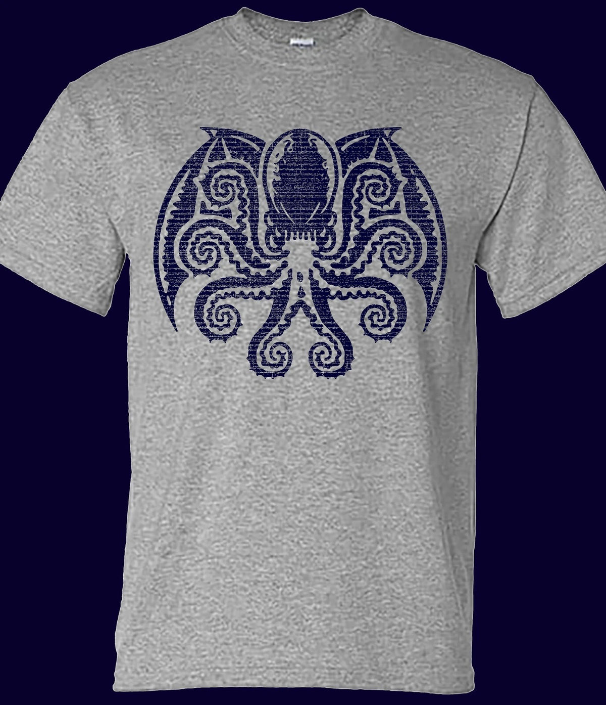 HP Lovecraft Cthulhu distressed look T-shirt