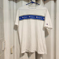 Champion T-Shirt Mens White Short Sleeve  Large Graphics Logo