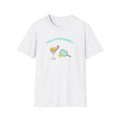 Dink Responsibly cocktail illustration T-Shirt | margarita palm lemon