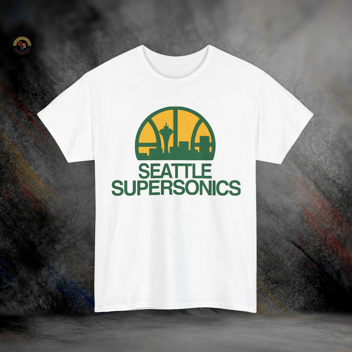 Seattle SuperSonics Defunct Retro Basketball T-Shirt | Heavy Cotton Tee