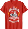 Some Grandpas Play Bingo Real Grandpas Ride Motorcycles T-Shirt