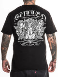Sullen Men's See No Evil Short Sleeve Premium T-shirt Tattoo Art Skull Tee