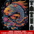 Psychedelic Koi Carp Fish Mens Womens Kids Unisex
