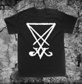 Sigil of Lucifer Shirt - Baphomet Pentagram Satanic Occult Gothic Goat of Mendes