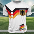 Germany Fan T-Shirt Mens Football World Cup Flag