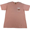 Pirana Joe Shirt Mens Large Pink Antigua Graphic Fish Tee Unique Logo Cotton