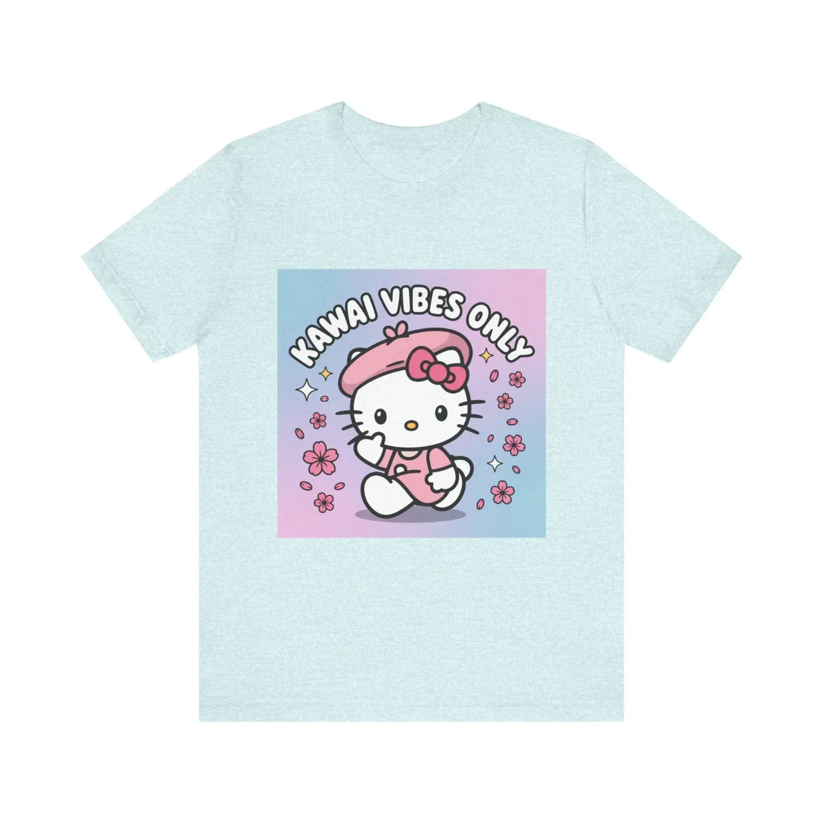 Kawaii Vibes Tee, Cute T-Shirt for Anime Lovers, Graphic Shirt, Gifts for Friend