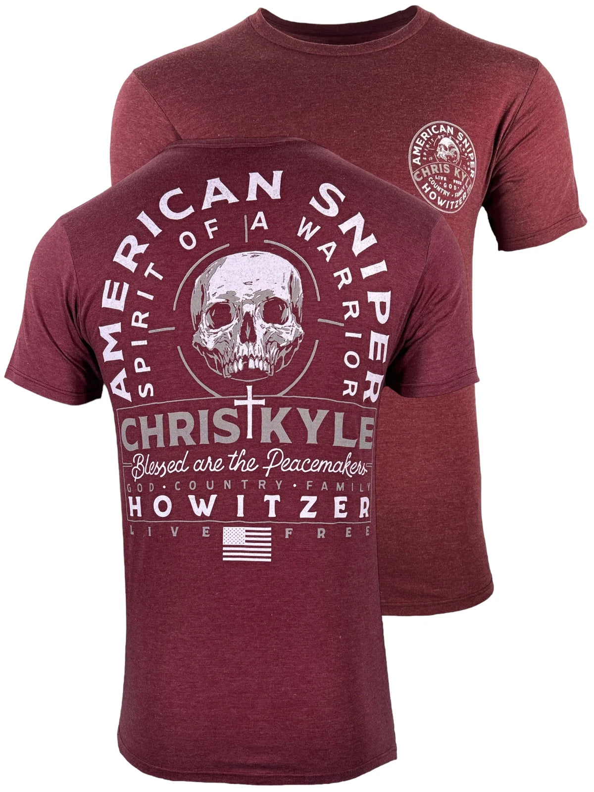 Howitzer Style Men's T-Shirt Chris Kyle Trigger Military Grunt MFG