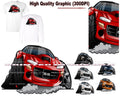 Chevrolet Chevy Camaro SS 4th Fourth Generation DigiRods Cartoon Car T Shirt