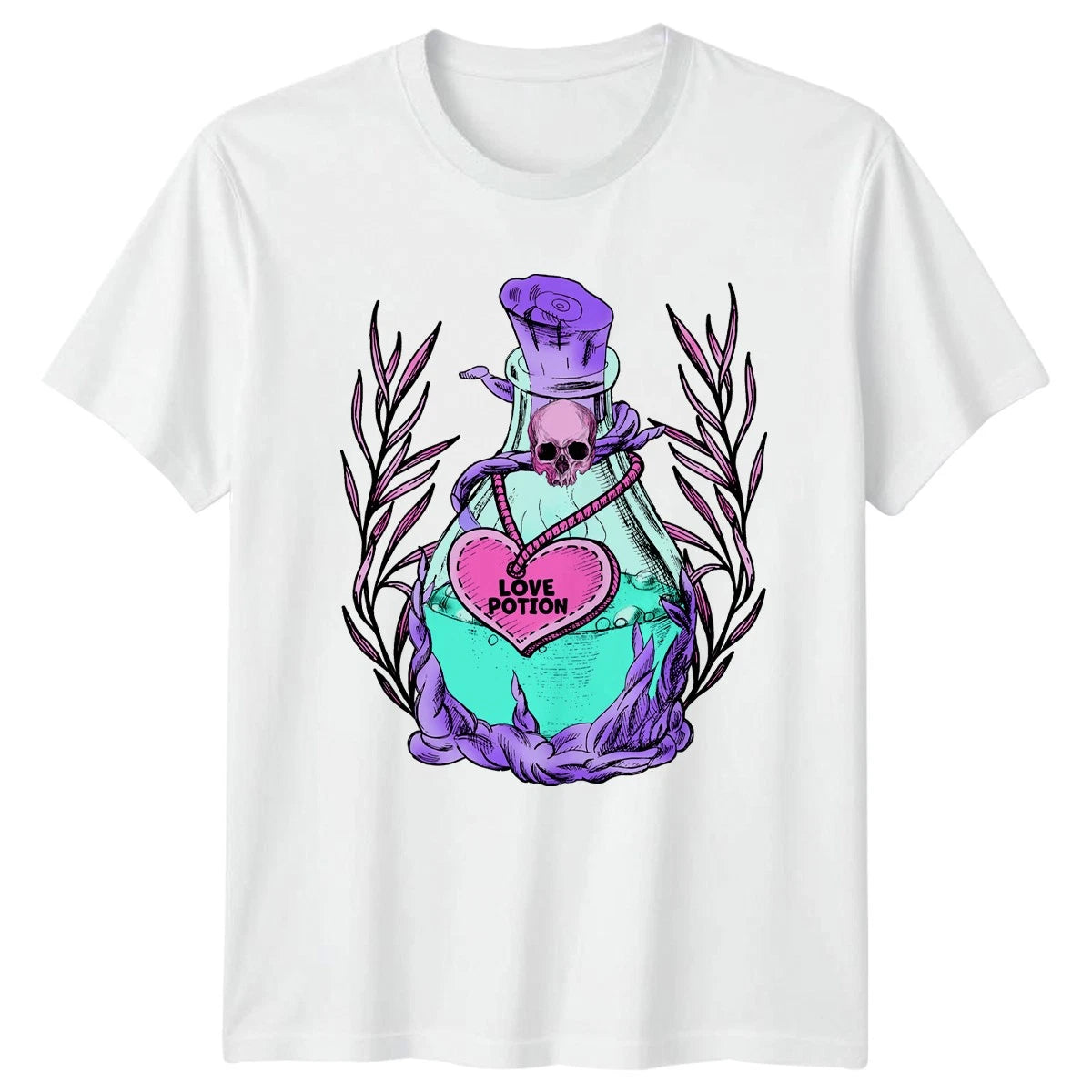 Love Potion T-Shirt Pastel Goth Valentine Valentines Day Gift For Him And Her