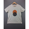 Huny Designs Graphic T-Shirt Abstract Art Sun Large Beige Tri-Blend Soft Tee