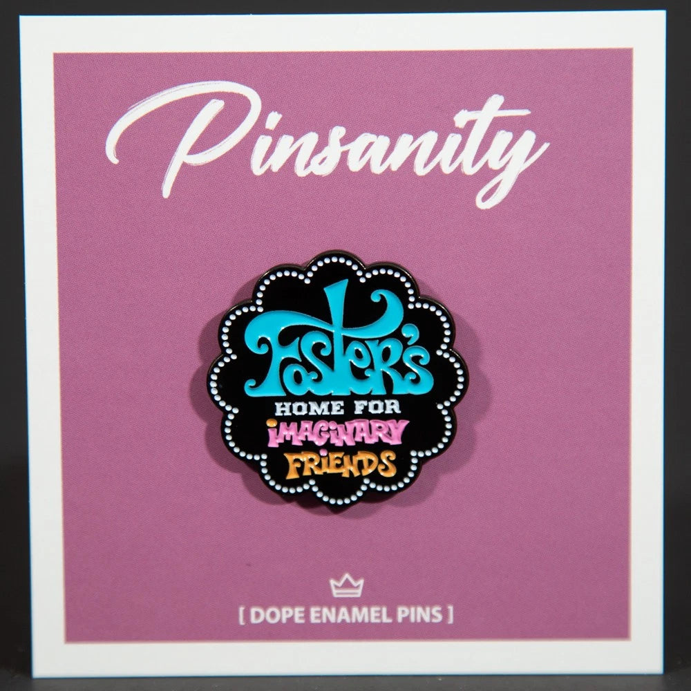 Fosters Home for Imaginary Friends Logo Pin - Fast shipping from USA - Cartoon