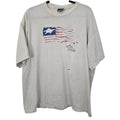 Vintage Y2K Thrashed American Flag Graphic T Shirt Mens XL Distressed Grunge