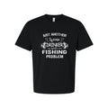 Unisex Fishing T Shirt Just Another Wine Drinker With A Fishing Problem Graphic