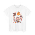 Cat Boba Tea Bubble Tea Anime Kawaii Neko T-Shirt