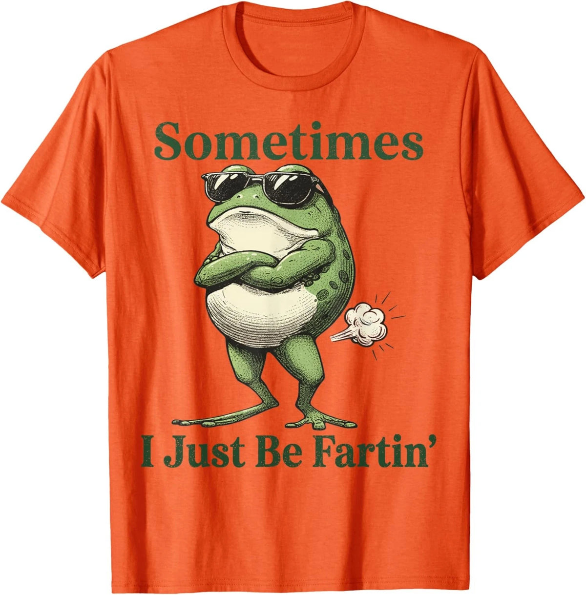 Sometimes I Just Be Farting Funny Vintage Frog Unisex T-Shirt