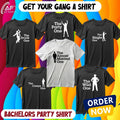 Funny Friends Group T-Shirt The Drunk One Party Single Wild Creepy Married Gift