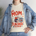 Cat Mom Teacher Club T-Shirt | Teacher Cat Mug Books Design