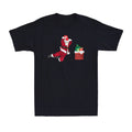 Merry Christmas Santa Claus Chimney Deliver Gift Funny Novelty Men's T-Shirt