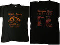 BLACK~DEATH EUROPEAN TOUR 1347-1351 VINTAGE 80'S 1980 T SHIRT RARE T SHIRT