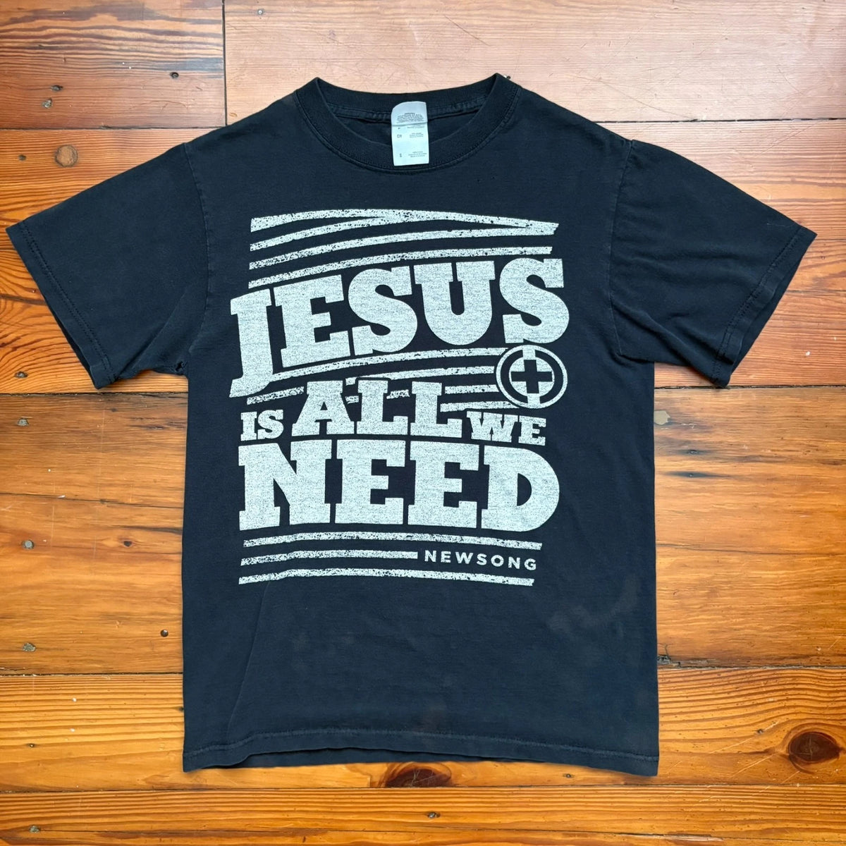 Vintage Band T-Shirt Christian Rock Band New Song Size S Y2K Jesus MySpace Era