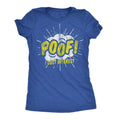 Womens Funny T Shirts Poof I Lost Interest Sarcastic Graphic Tee for Ladies