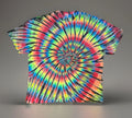 *New* 2XL - Sm Handmade Tie Dye, Black Magic Bus (No pink) Crew or V-Neck