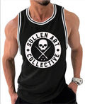 Men's Fitted Ribbed Tank Top Sullen Art Collective Med- 2XL Polyester Material