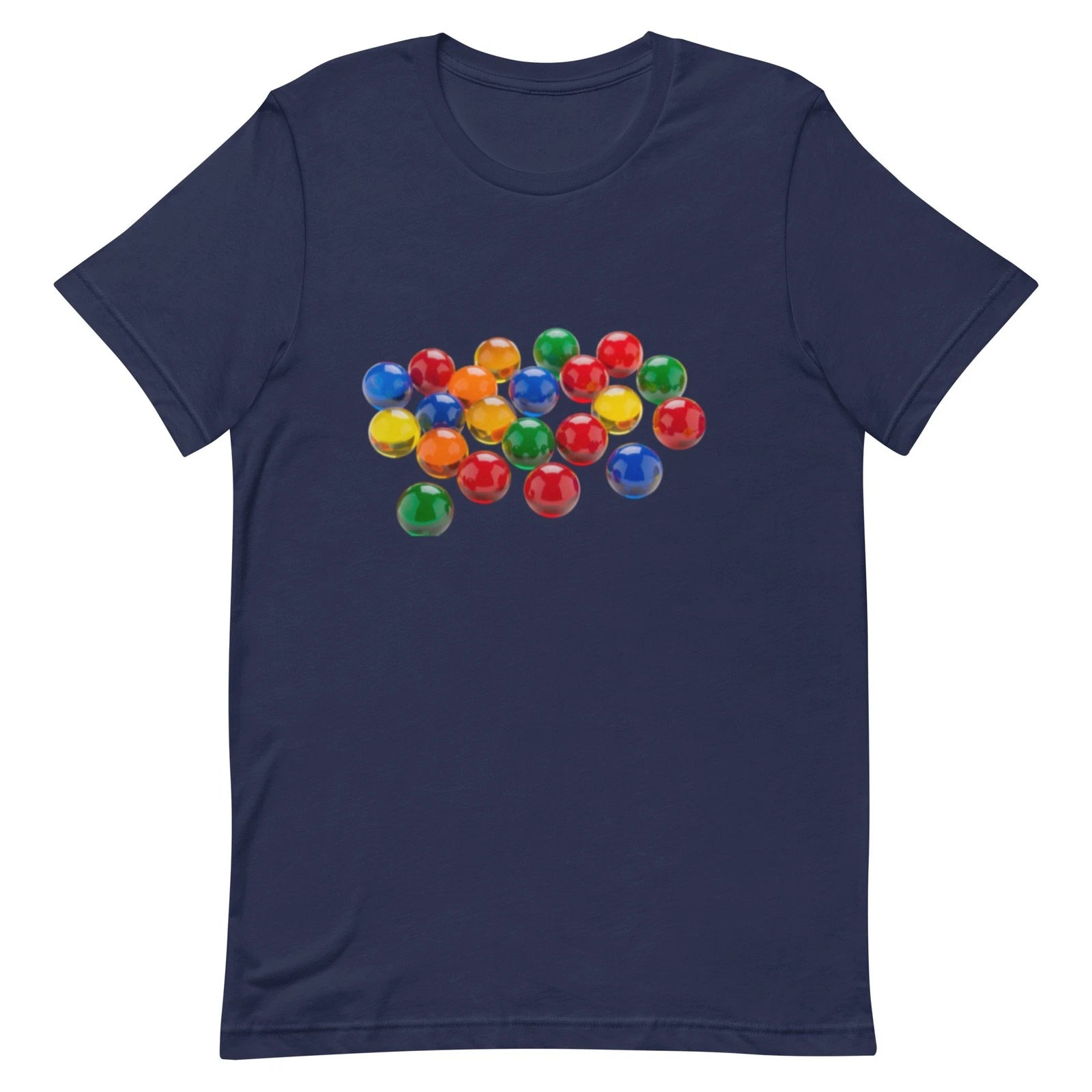 Trendy T-shirt with Vibrant Geometric Pattern