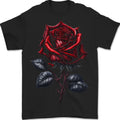 A Gothic Rose Goth Mens T-Shirt 100% Cotton