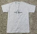Las Vegas Gray T Shirt Size Small Embroidered Spellout Excellent Condition