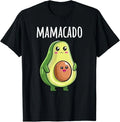 Pregnancy Announcement Shirts Women Mom Funny Mamacado T-Shirt