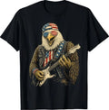 4th of July Patriotic Eagle Guitar 1776 2026 T-Shirt