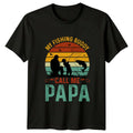 My Fishing Buddy Call Me Mens T-Shirt Grandpa Fishing Fathers Day Gift