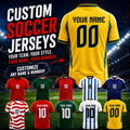 Custom Soccer Jersey Personalized Name Number Logo, USA World Cup Shirt
