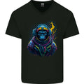 Astro Kong Spaceman Ape Astronaut Mens V-Neck Cotton T-Shirt