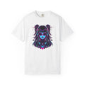 Cyberpunk Anime Girl T-shirt | Neon Futuristic Portrait, Cotton Shirt, Girls Tee
