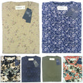 Abercrombie & Fitch T-Shirt Crew neck Short Sleeve Floral Geometric Damask